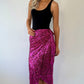 Siobhan Wrap Sequin Skirt - Fuchsia