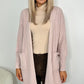 Daniella Pink Cardigan with Front Pockets