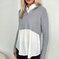 Tanya All In One Knit & Shirt - Grey