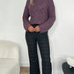 Tailored Check Wool Trousers - Dark Grey