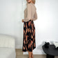 Sheels Printed Maxi Skirt - Brown
