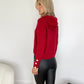 Sonya hooded jumper - Red