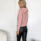 Sonya hooded jumper - Pink