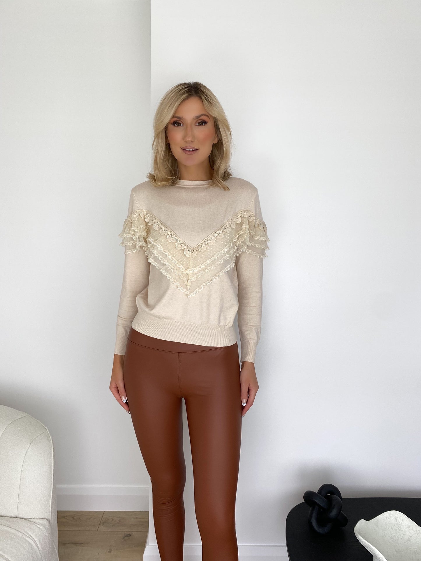 Elisabeth Ruffle Jumper