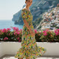 Nicole Green Floral Print Dress