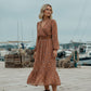 Nicole Floral Dress - Orange