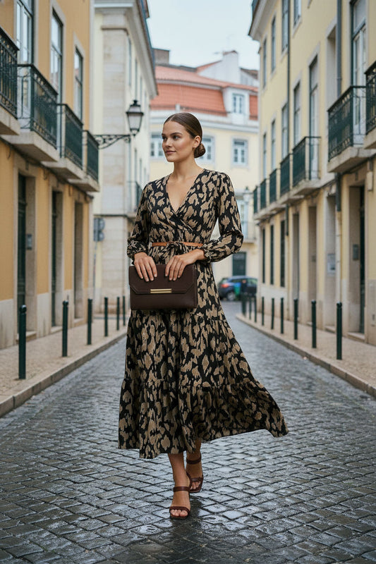 Diva Printed Maxi Dress