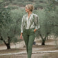 Martina Trousers with Front Pockets - Khaki