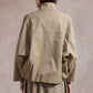 Anna Trench Bomber Jacket - Light Khaki