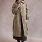 Norah Belted Trench Coat - Light Khaki