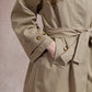 Norah Belted Trench Coat - Light Khaki