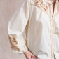Carol Embroidered Shirt - Beige