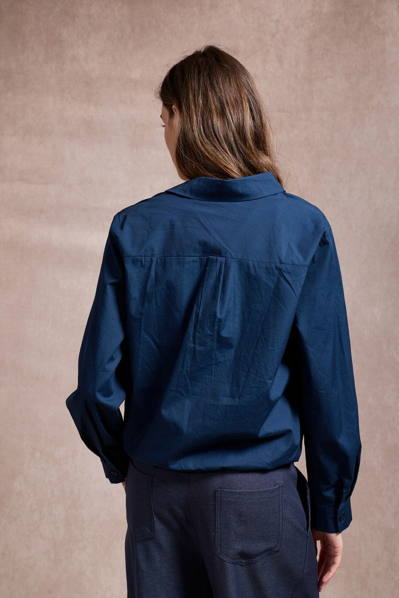 Carmel Two-Piece Shirt - Navy
