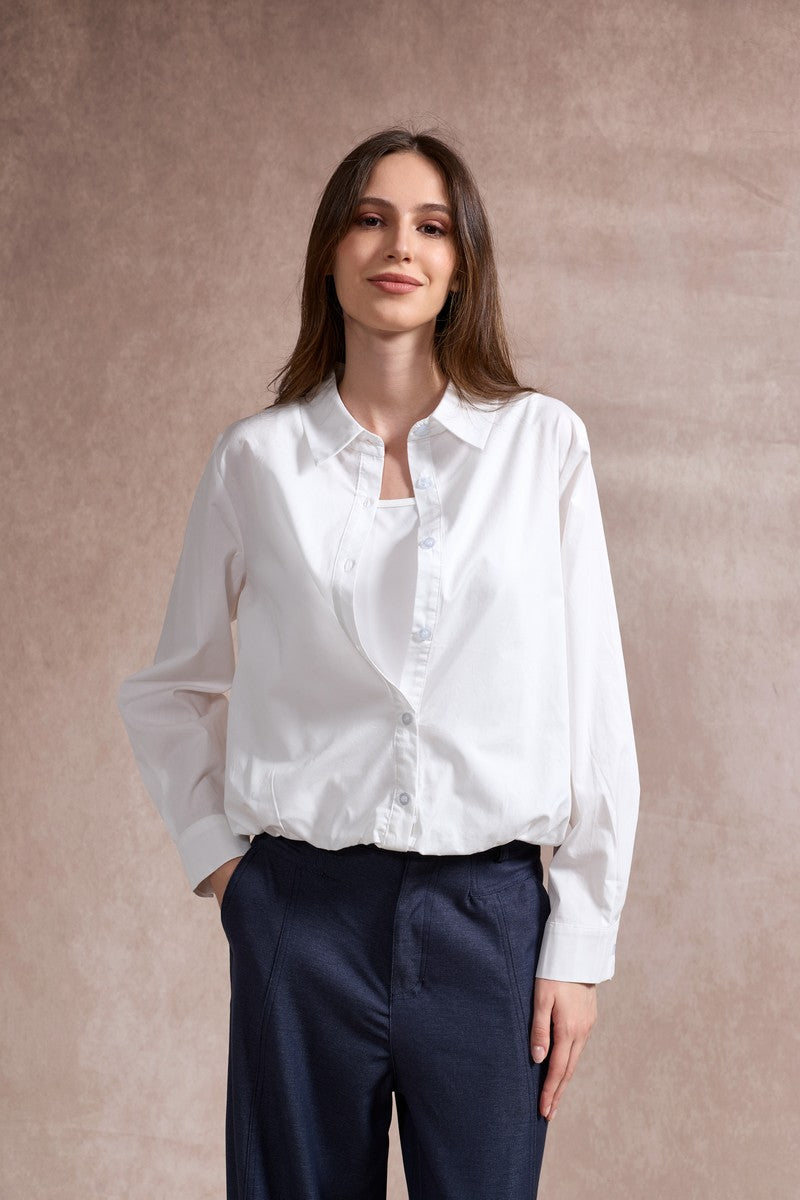Carmel Two-Piece Shirt - White