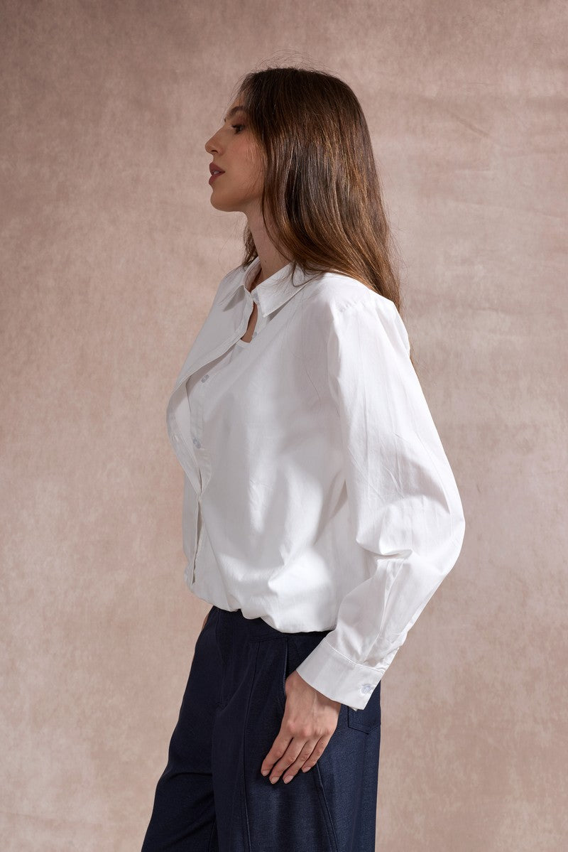 Carmel Two-Piece Shirt - White