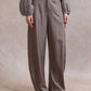 Lynsey Barrel Leg Trousers - Light Brown