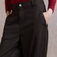 Lynsey Barrel Leg Trousers - Chocolate Brown