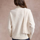 Sharon Knitted Scarf Jumper - Beige