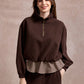Amanda Chech Sweatshirt - Chocolate Brown