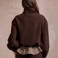 Amanda Chech Sweatshirt - Chocolate Brown