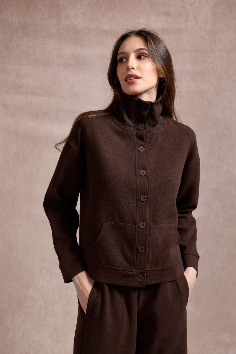 Diane Sweatshirt - Chocolate Brown