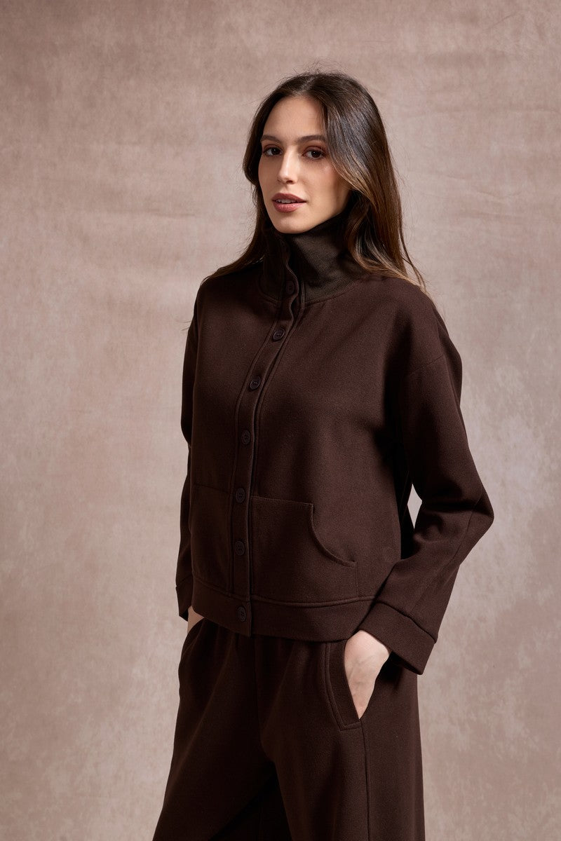 Diane Sweatshirt - Chocolate Brown
