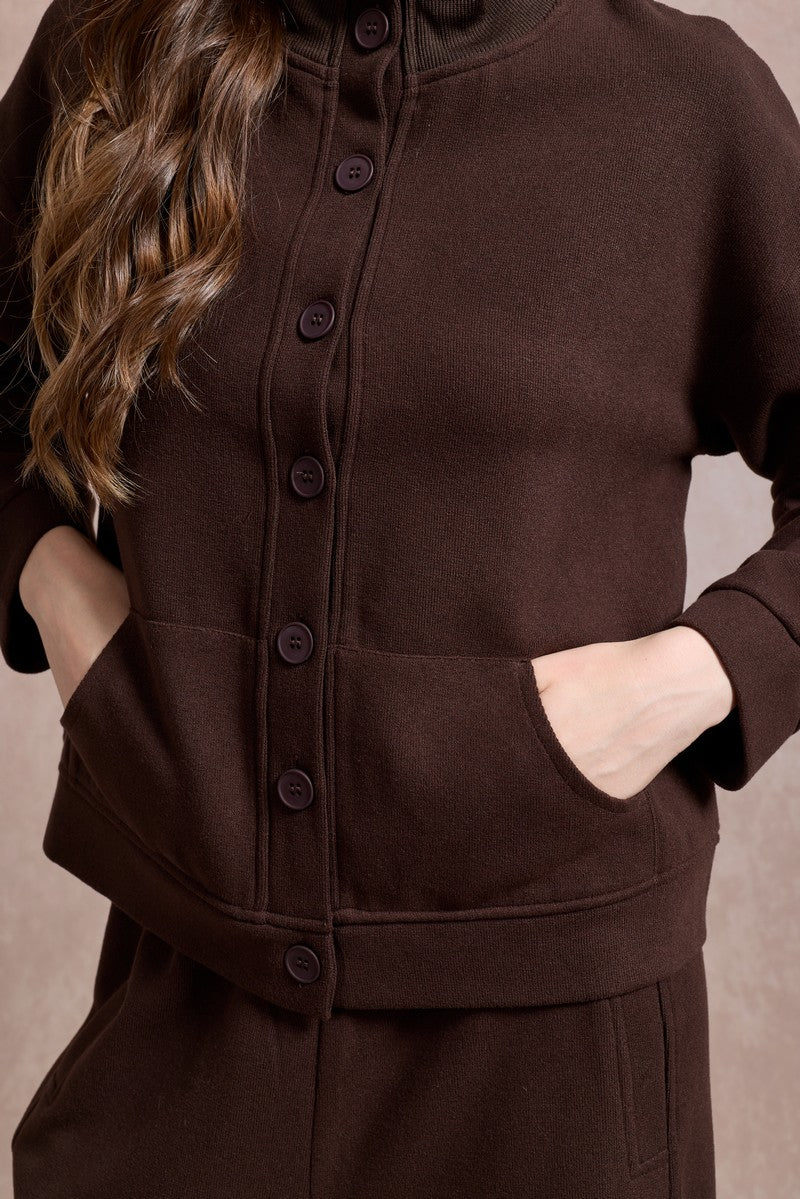 Diane Sweatshirt - Chocolate Brown