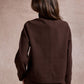 Diane Sweatshirt - Chocolate Brown