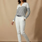 Martina Trousers with Front Pockets - White