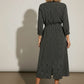 Una Dotty Shirt Dress - Black and White