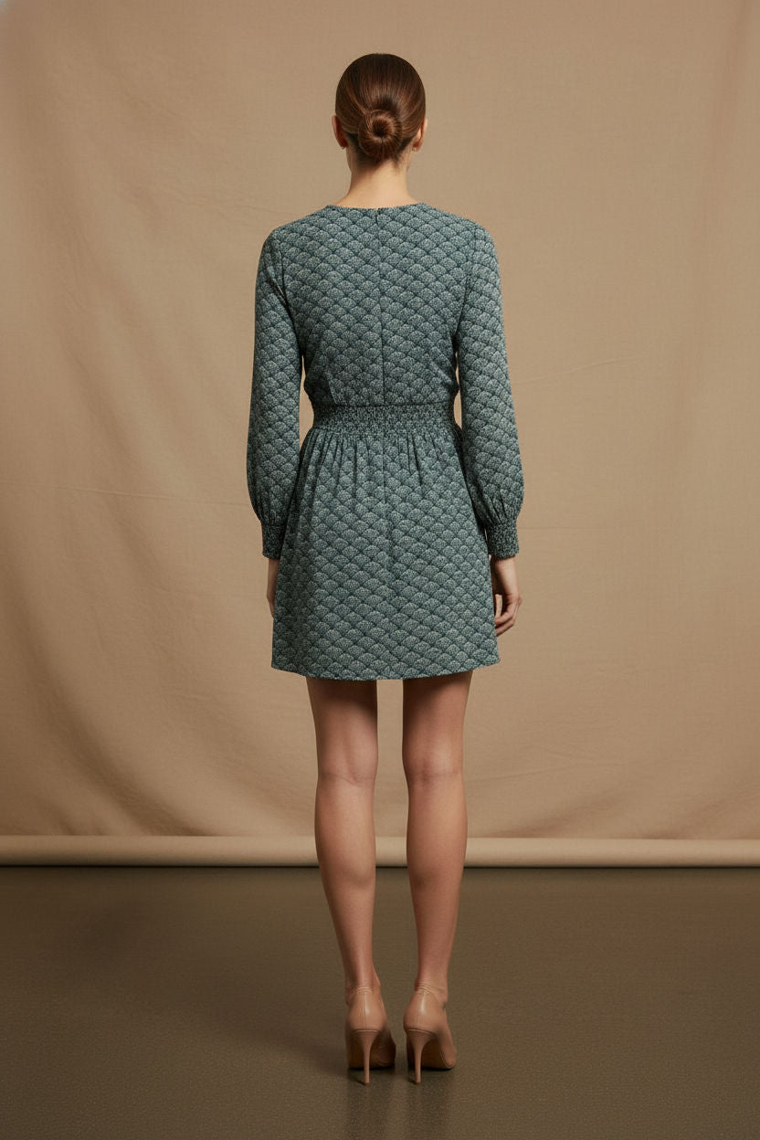 Bruna Short Printed Dress