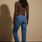 Suzan Long Sleeved Pattern Knit Top - Brown