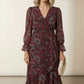 Sheela printed Dress with Ruffle Skirt