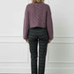 Tailored Check Wool Trousers - Dark Grey