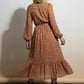 Nicole Floral Dress - Orange