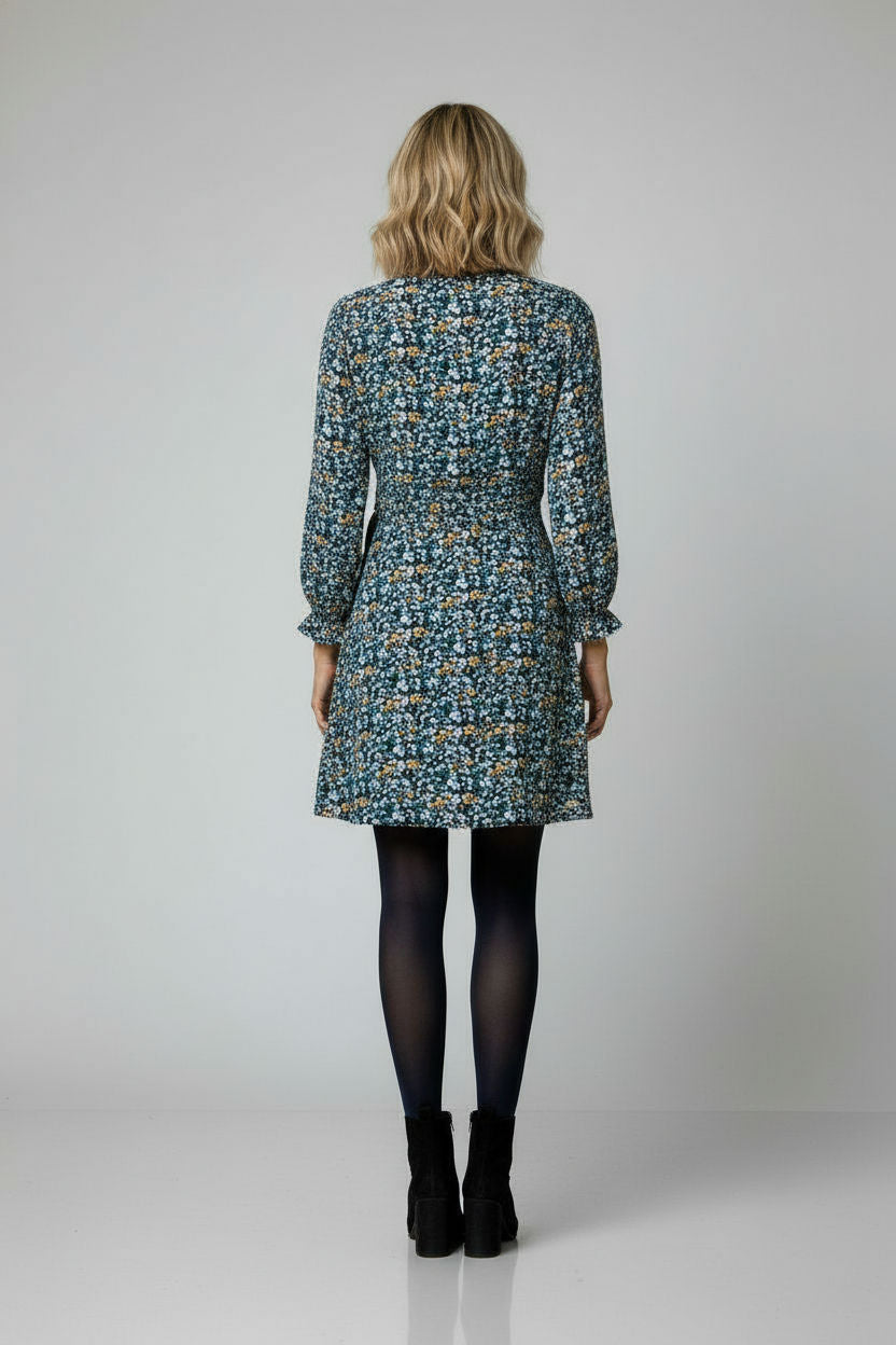 Vivian Printed Short Dress