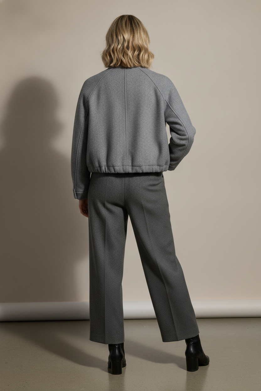 Ruth Bomber Jacket - Grey