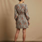 Nancy short printed dress