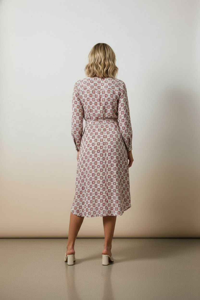 Mariana Printed Shirt Dress