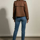 Ciara Button Down Midi Trench Coat - Brown