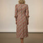 Adele Floral Print Midi Dress with Slit