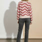 Kitty Striped Jumper - Pink