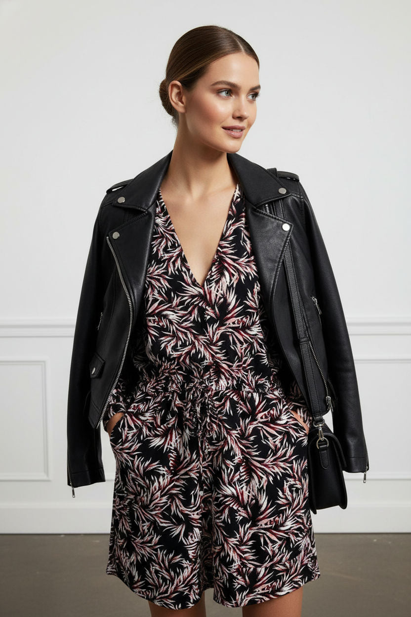 Vanessa Short Printed Dress