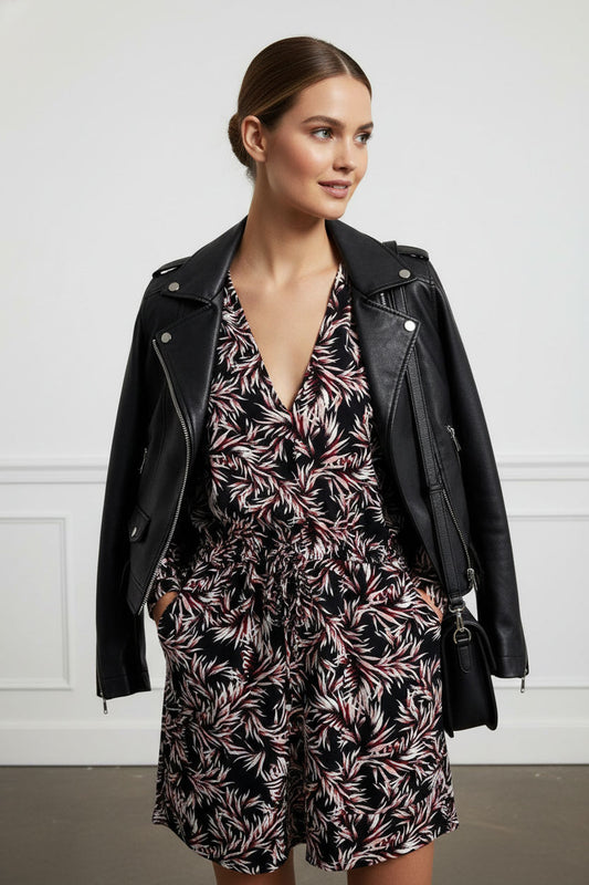 Vanessa Short Printed Dress
