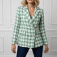 Martha Green Check Blazer