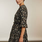 Bertie printed Short Dress - Black