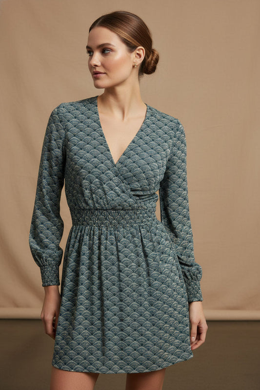 Bruna Short Printed Dress