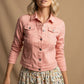 Peach Denim Jacket