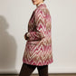 Jessica Printed Oversized Coat - Pink