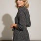 Una Dotty Shirt Dress - Black and White